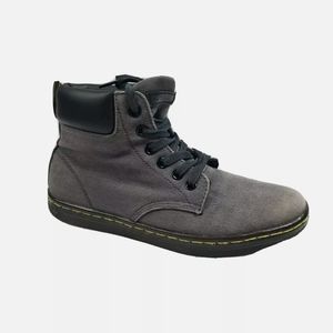 Dr. Martens Maelly Boys Size 6 Gray Leather Boots